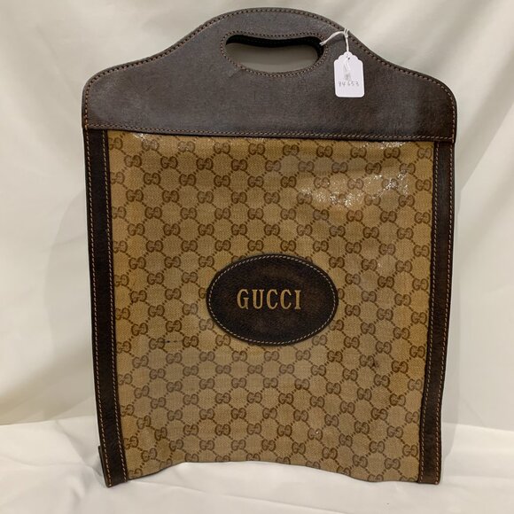Gucci Brown GG Supreme Handbag Sku#84653 (gently used) - Picture 2 of 12
